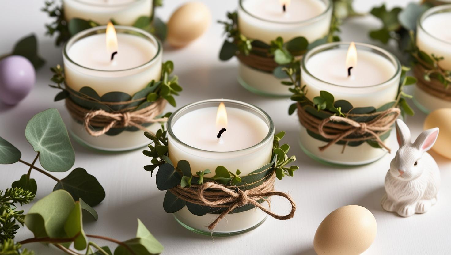 Floral Votivkerkerkombinationen für die Osterfeier