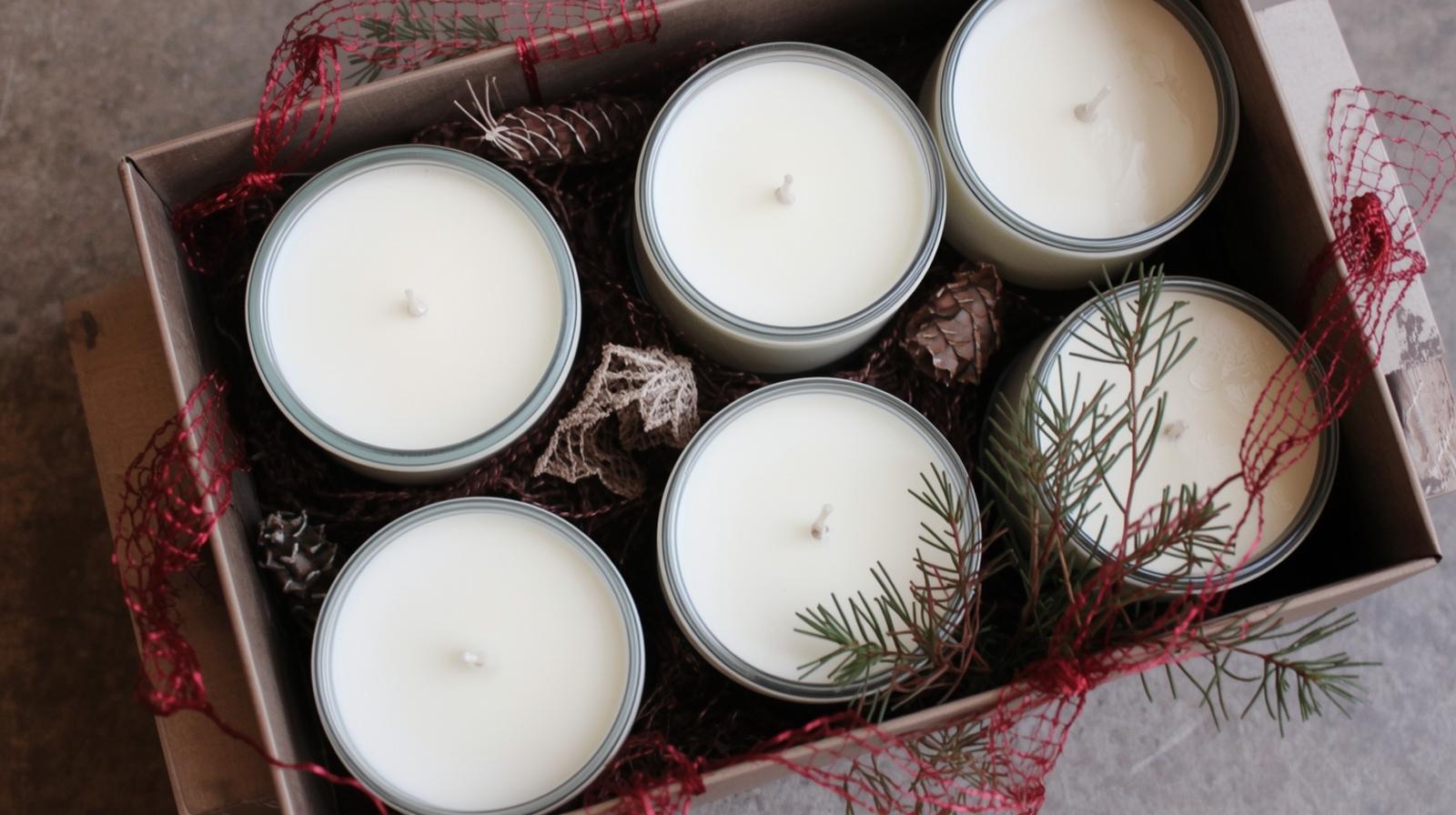 Geschenke mit Urlaubskerzen