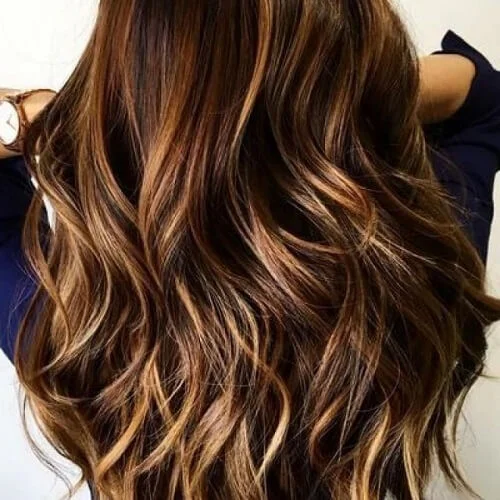 Honigbrünette Balayage