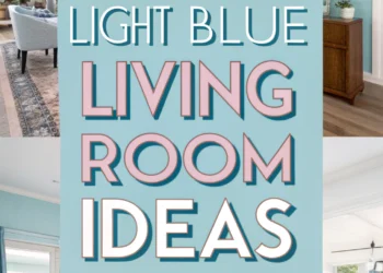 30 ruhige hellblaue Wohnzimmerideen, um Ihr Zuhause in ein Heiligtum zu verwandeln