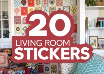 20 Wandaufkleber, die Ihr Wohnzimmer sofort von eintönig zu Fab verwandeln werden