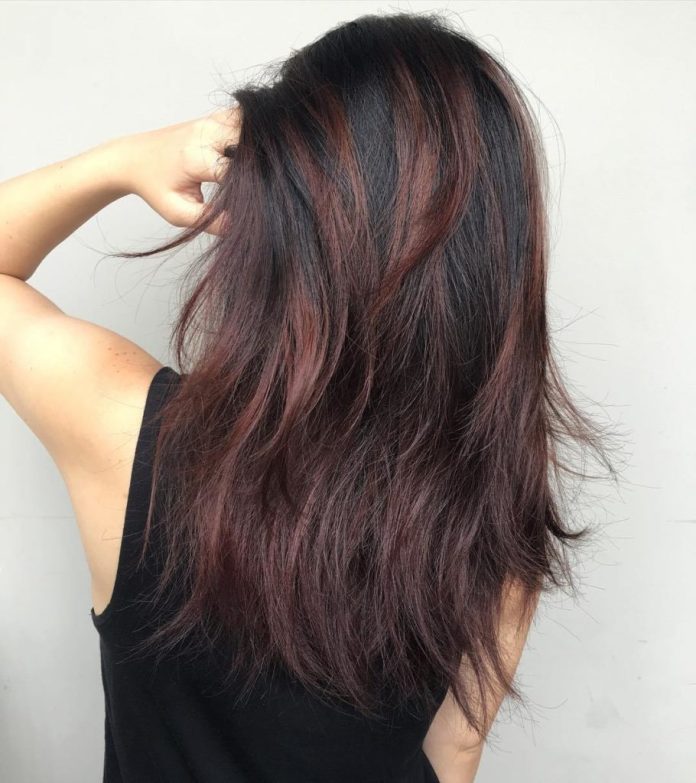 Langer Shag für dickes Haar