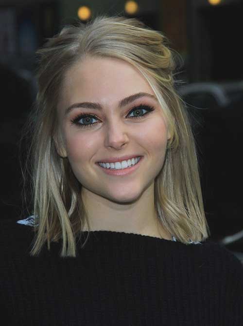 13 strahlende blonde Frisuren für mittelgroße Haare mittelgroße Blonde-Hairstyles-2
