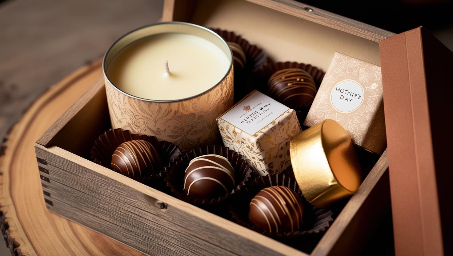 Muttertagsbox mit Kerzen und anderen sinnvollen Geschenken