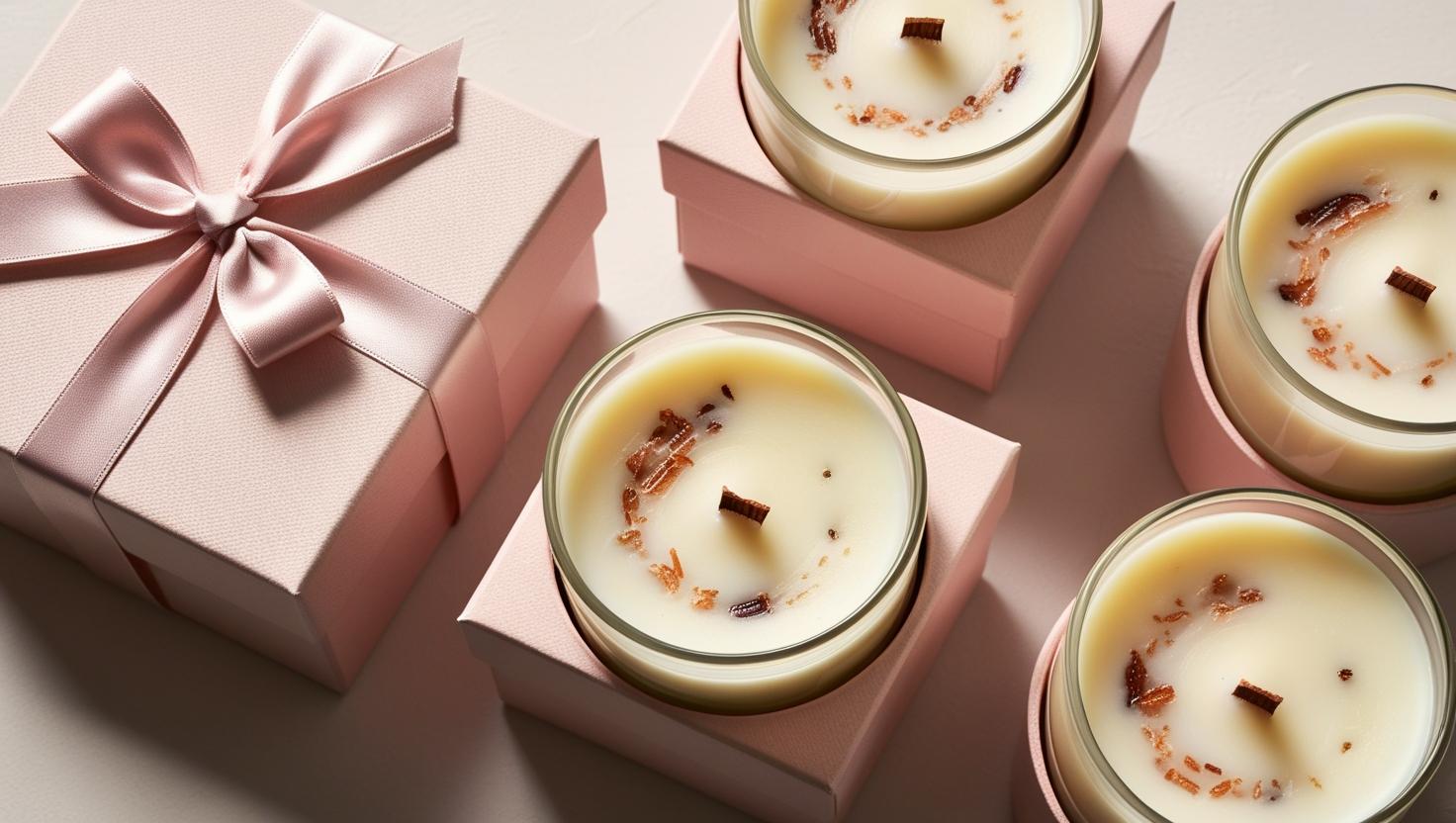 Muttertagsgeschenkideen mit Vanille-dufteten Kerzen