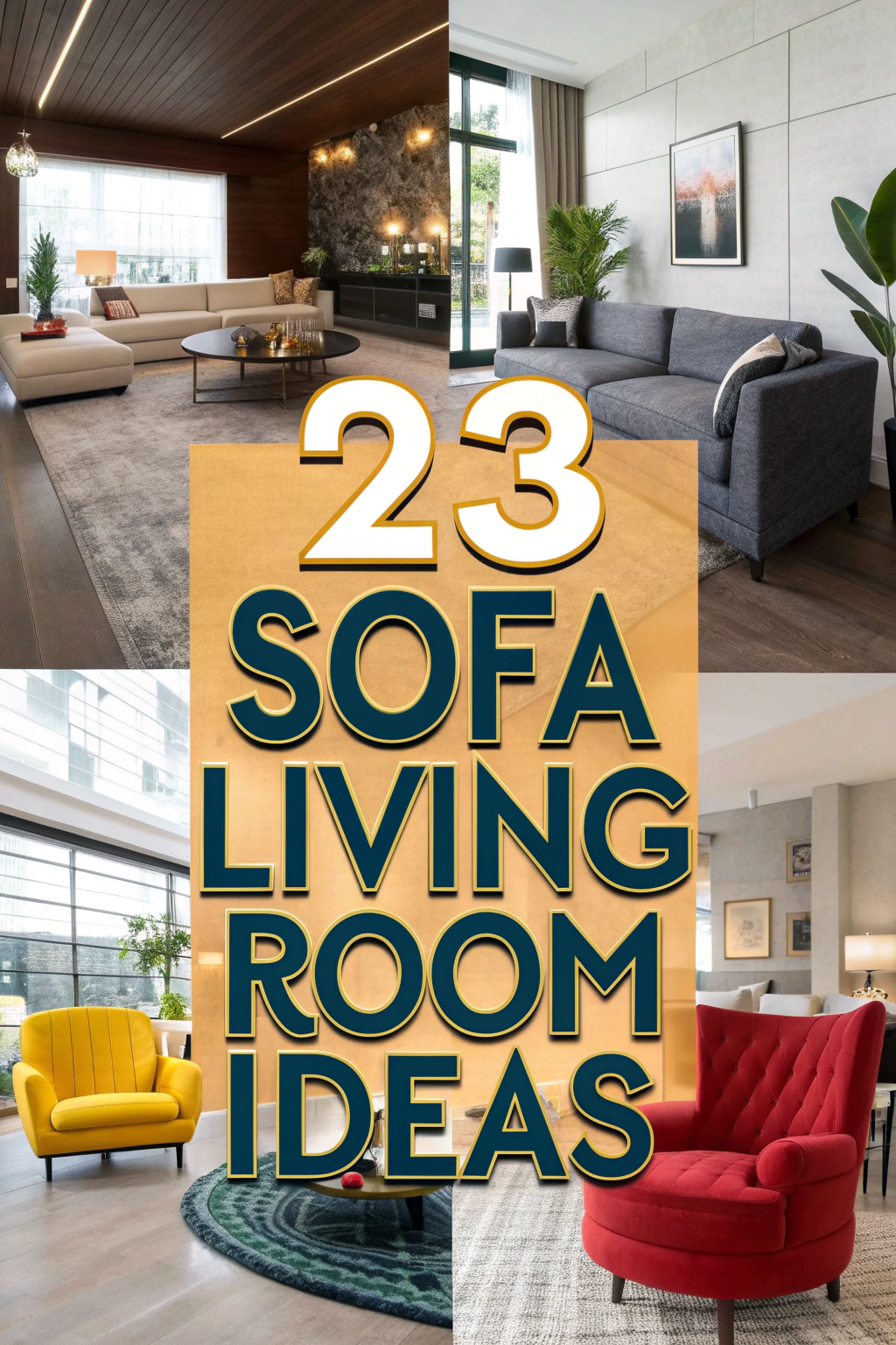 23 Sofa Wohnzimmer Ideen