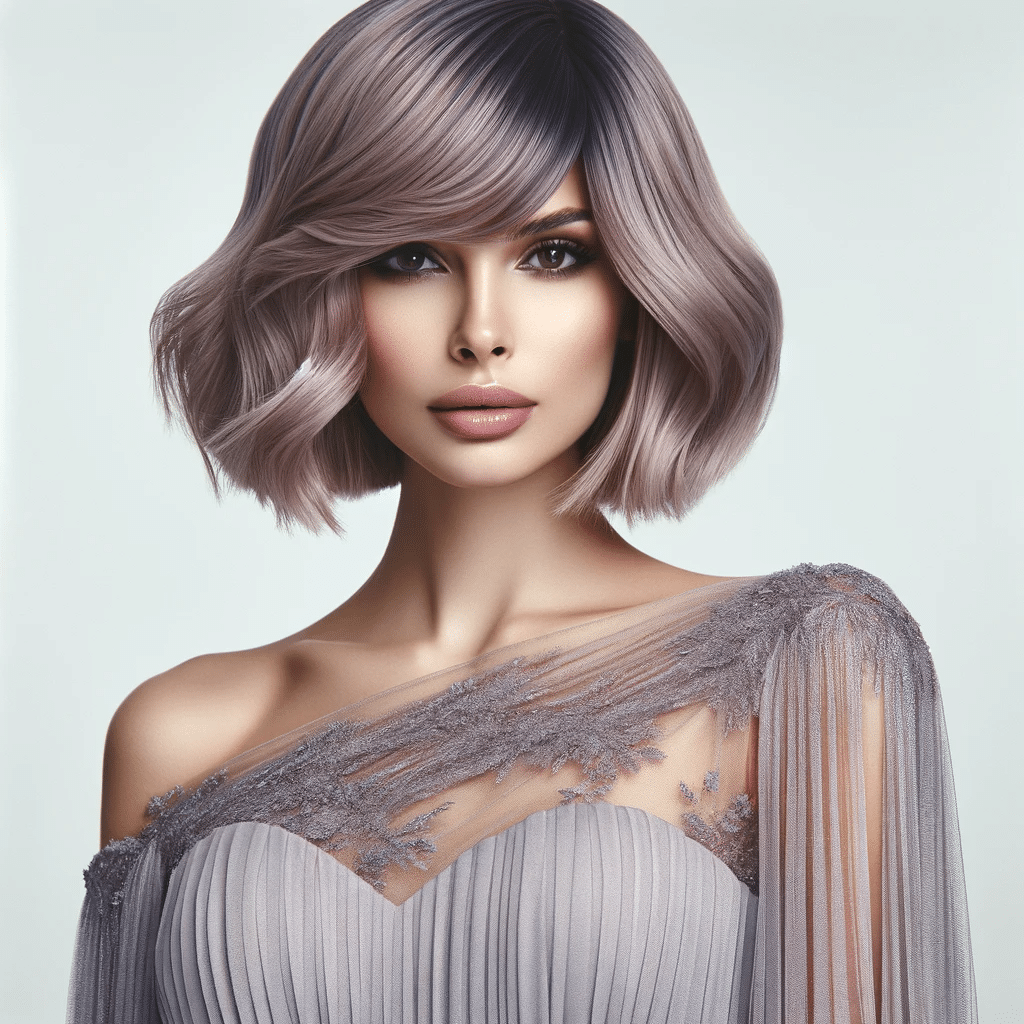 Pastellviolette Bob Bob