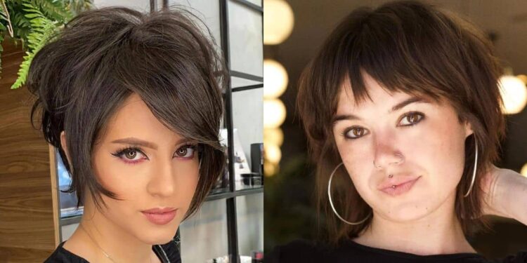 Kurze Wolfsschnitte 2025: schicke und zottelige Haartrends erforscht