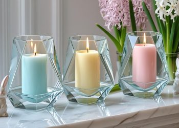 Glaskerzenhalter: Stil trifft die Funktion