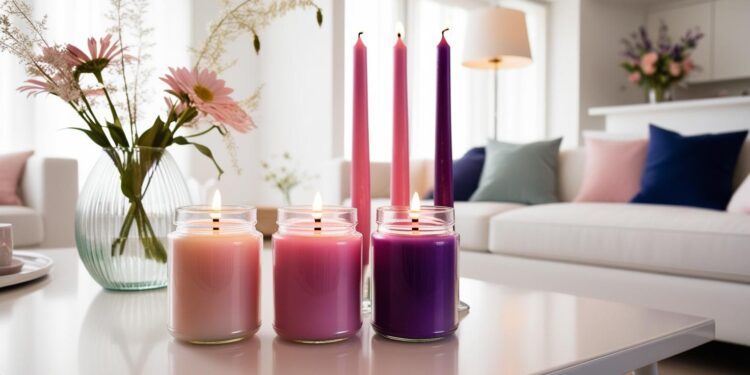 Duftende Kerzen und ihre Verwendung
