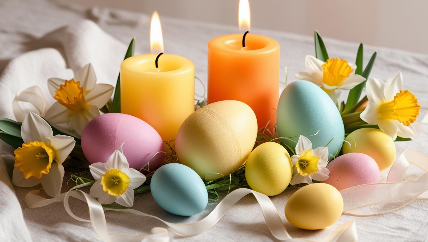 Die Bedeutung von Kerzen in der Osterdekoration