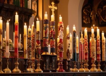 Die spirituelle und dekorative Kraft von Paschal -Kerzen