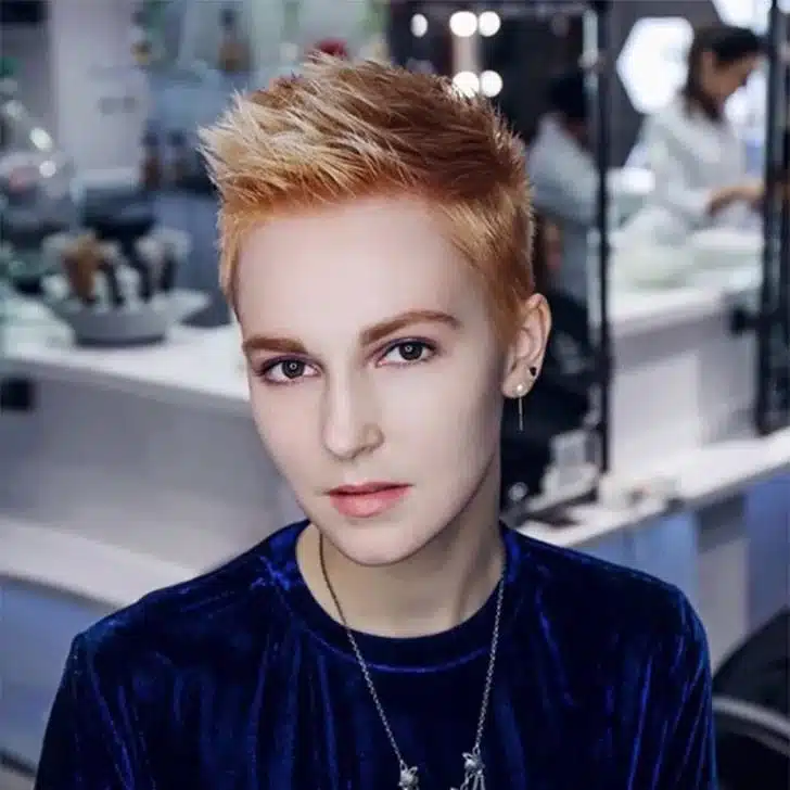 38 stilvolle abgehackte Pixie-Schnitte 2025 Hochsteckfrisur Pixie Cut