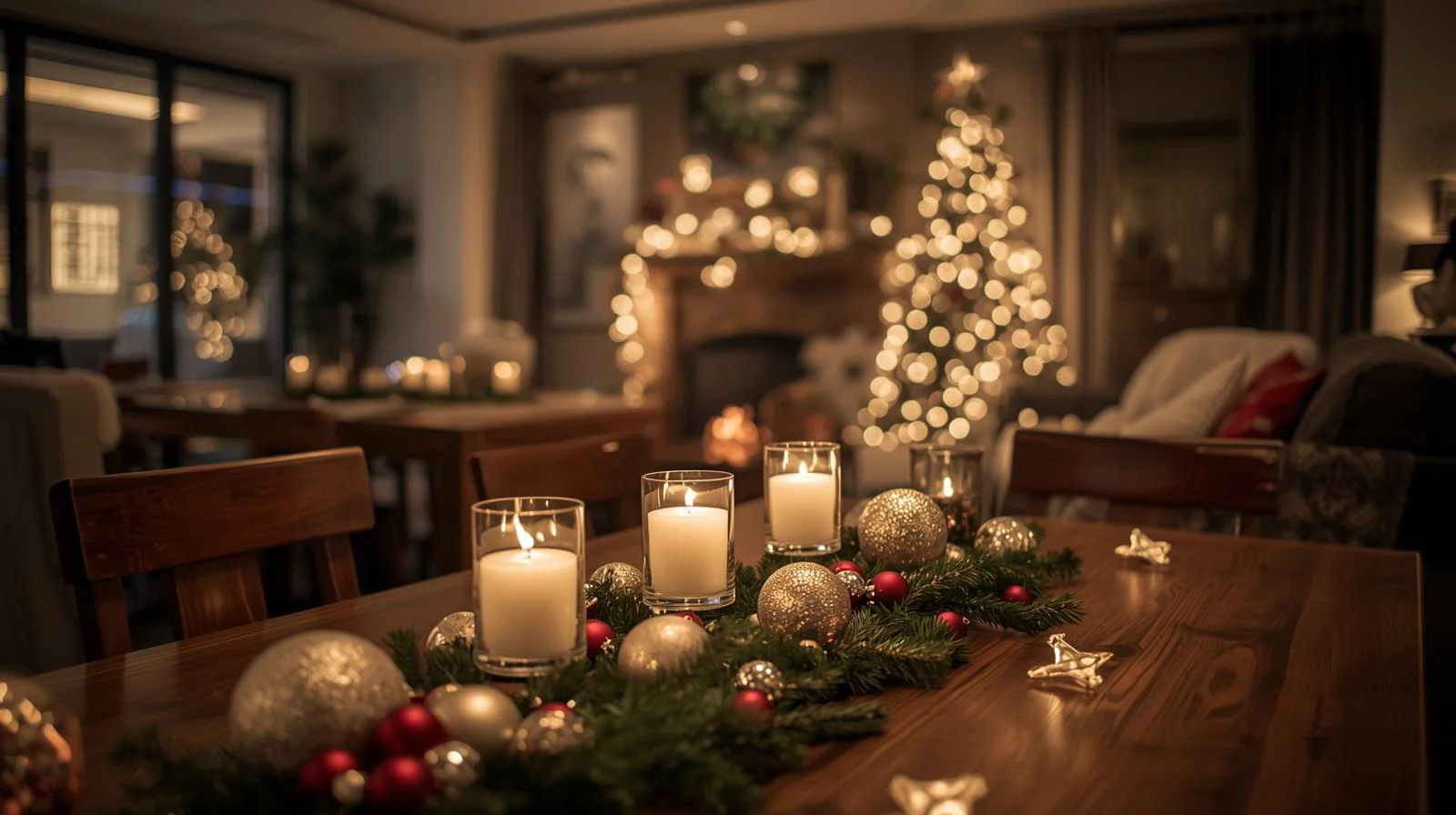 Votivkerzen für Weihnachten