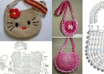 Entzückende gehäkelte Kindertaschen zum Verschenken