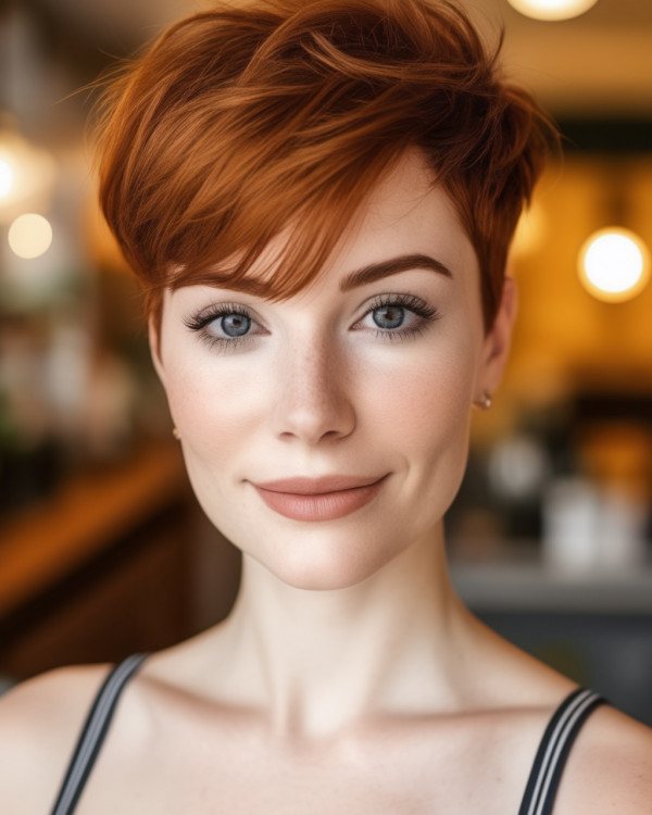 Feurige Mandarine Auburn Pixie