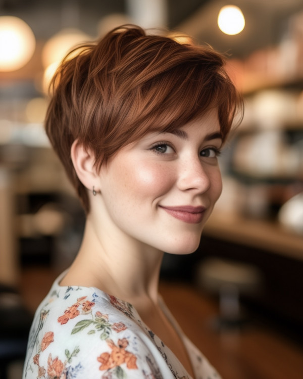 Reicher Kupfer Auburn Pixie