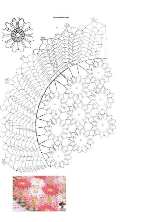 schöne Häkelteppichideen mit Blumen 4