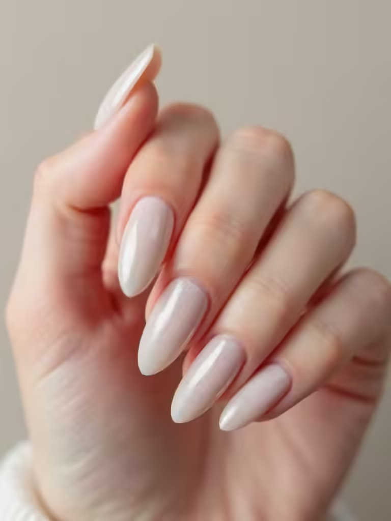 Beige-Chrom-Mandelglanz