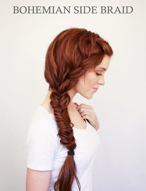 Bohemian Side Braid Tutorial