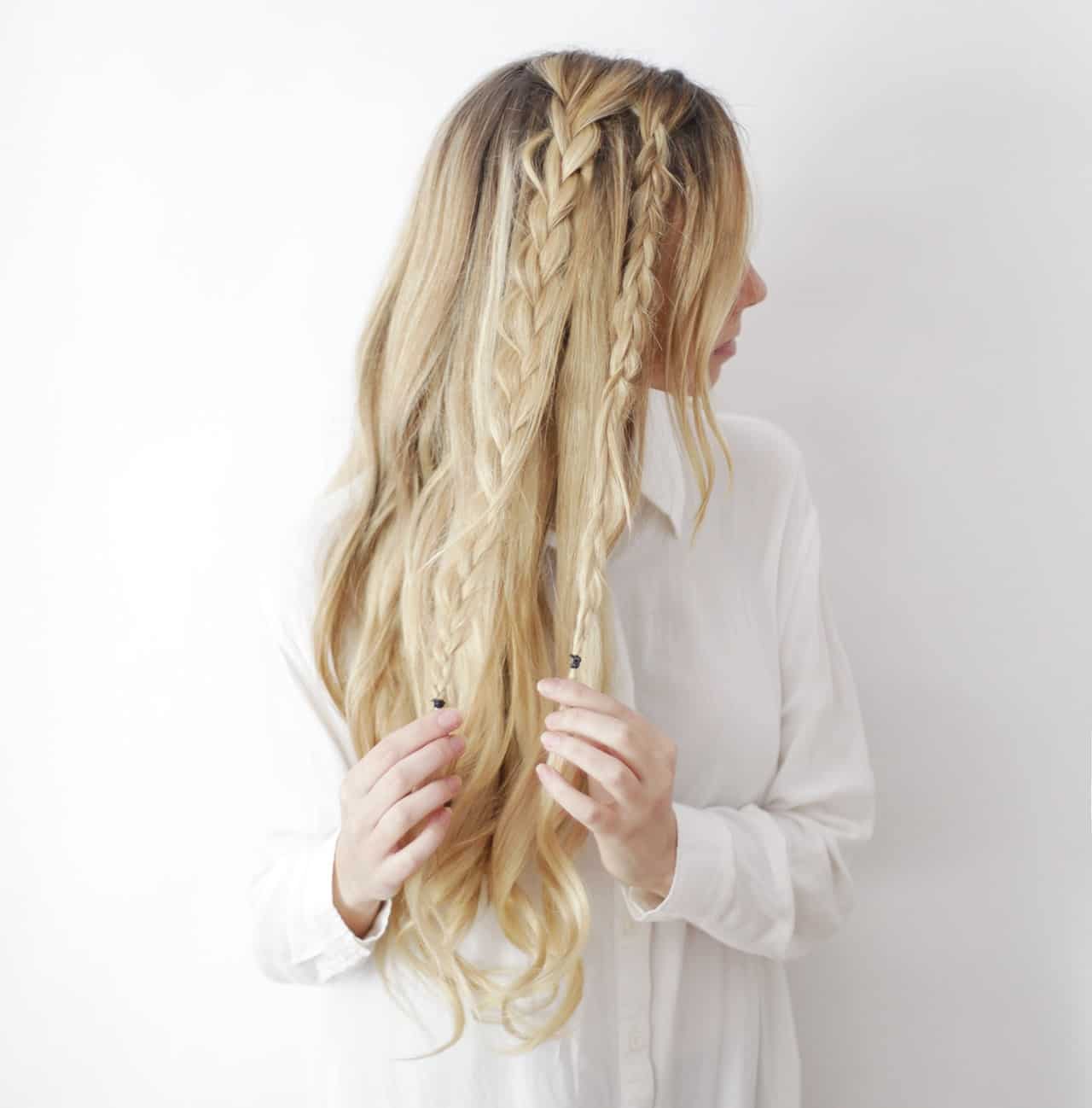 Boho -Zöpfe Haar -Tutorial