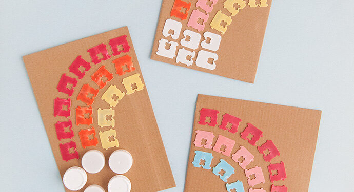 Recycling -Brot -Tag Regenbogenkunst