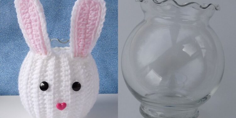 Fügen Sie Ihrem Speicher Laune hinzu: Häkeln Hasenglas gemütliche Ideen