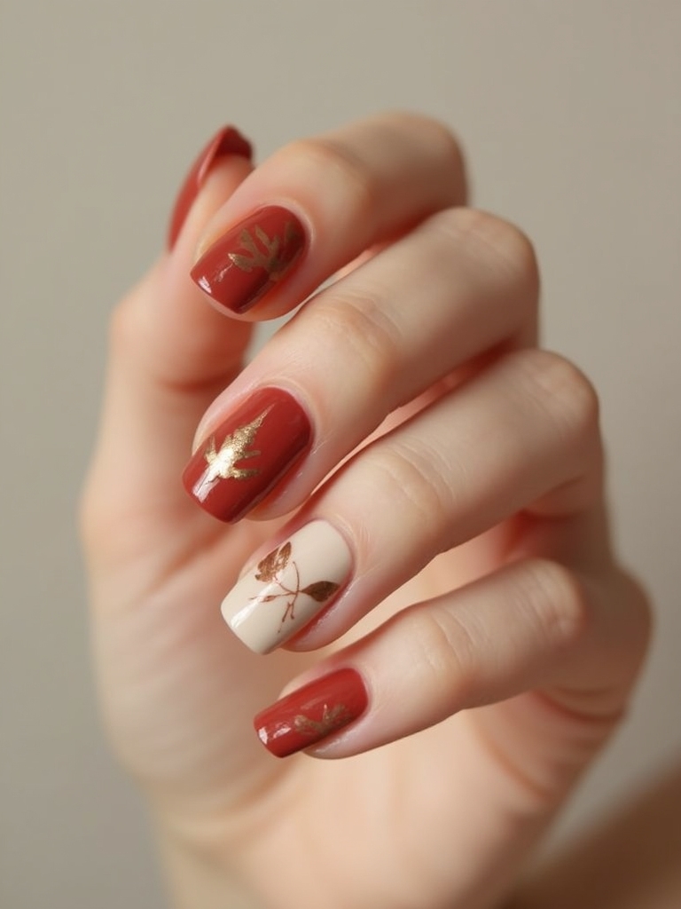 Akzente aus brünierter Kupferfolie