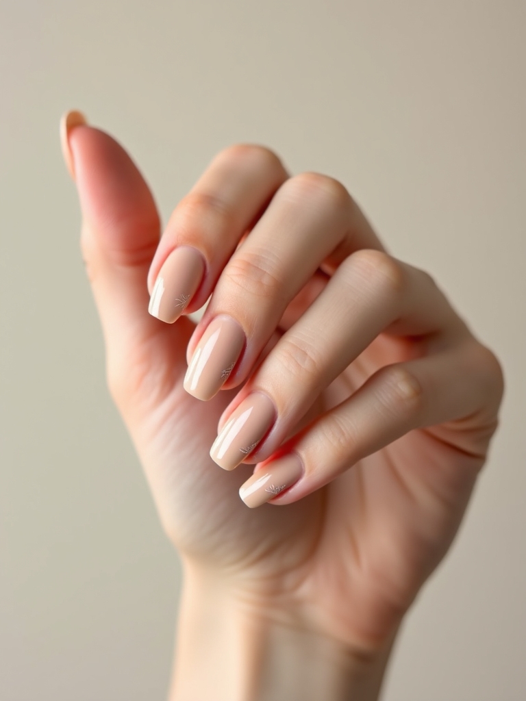 Karamell-Akt mit Linienführung