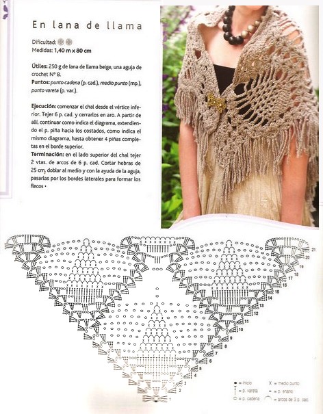 Häkelanleitungen für Tücher 1