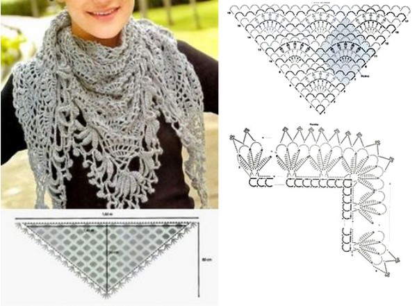 Häkelanleitungen für Tücher 2