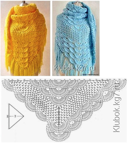 Häkelanleitungen für Tücher 3