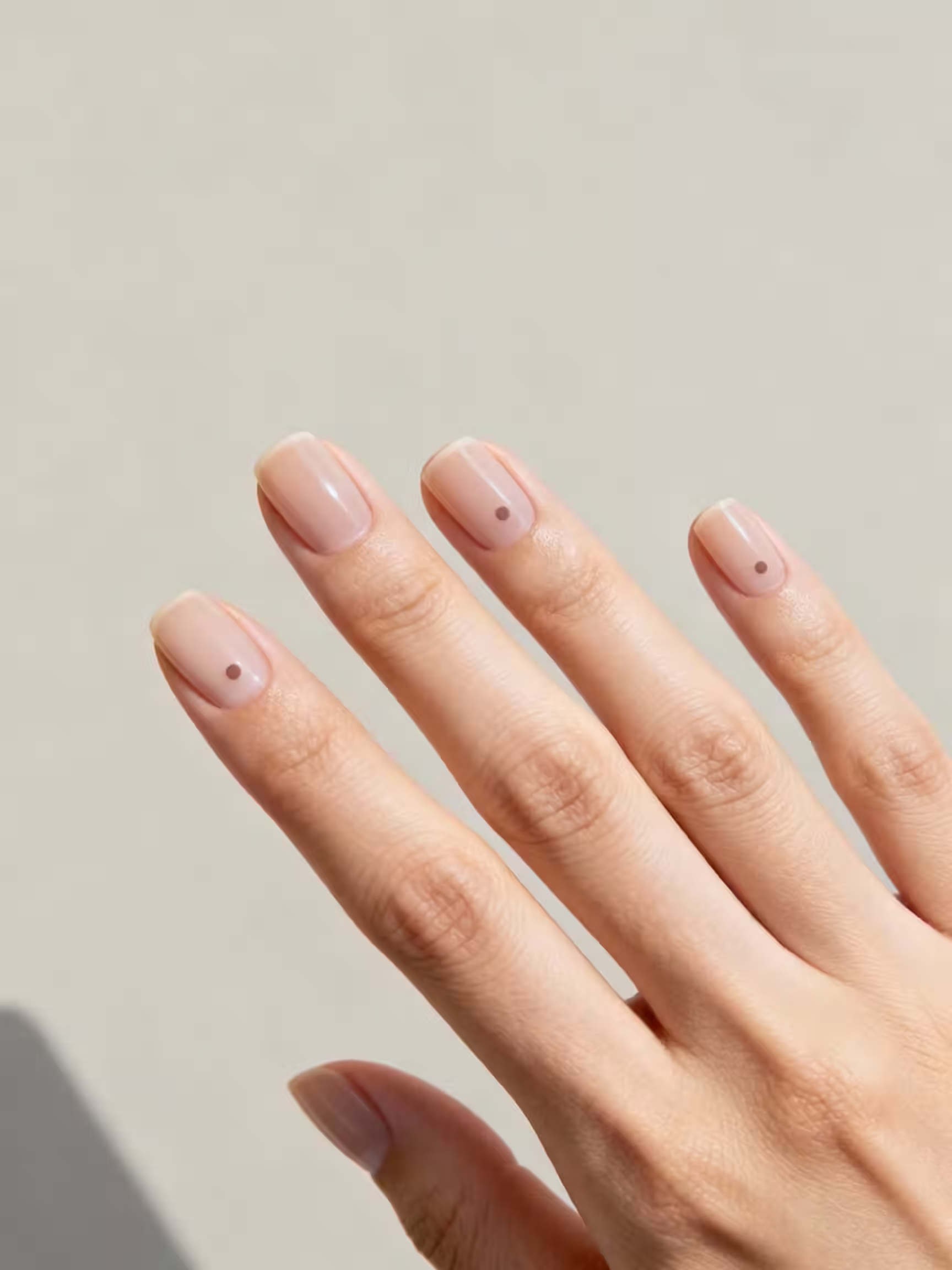 schicke minimalistische metallische Punktierung