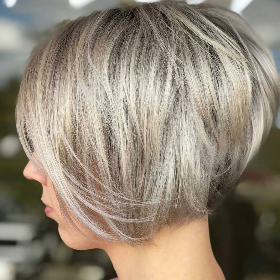 abgehackter Bob, abgehender Abschluss Bob, abgehackter Bob Short, Abschluss Bob, strukturierter Bob, Abschluss Bob -Haarschnitte, abgehacktes Bob mit Fransen, geschichtete, abgehackte Bob, abgehacktes Bob gerade Haare, abgehacktes Bob mit Pony über 50, abgehackt für feine Haar