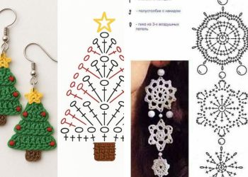 Ideen für weihnachtlich gehäkelte Ohrringe: Festlicher handgefertigter Schmuck zur Verschönerung der Feiertage