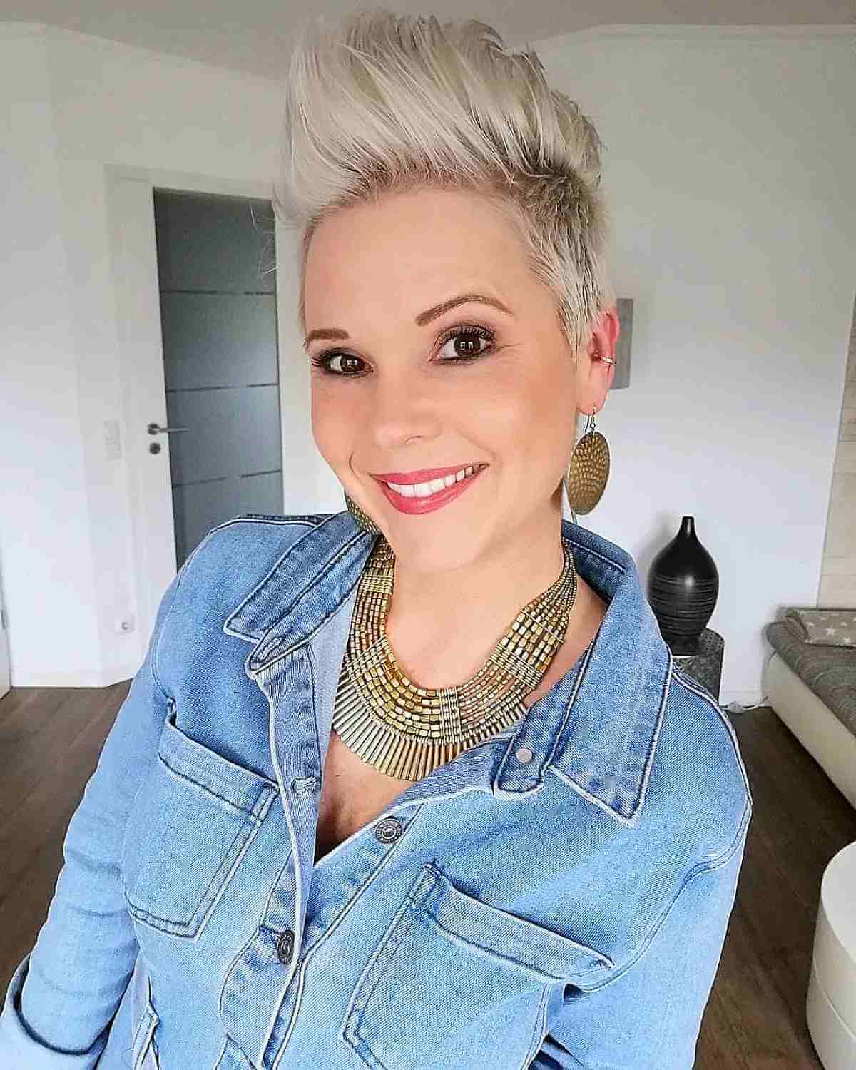 Cooler Spiked Pixie Cut