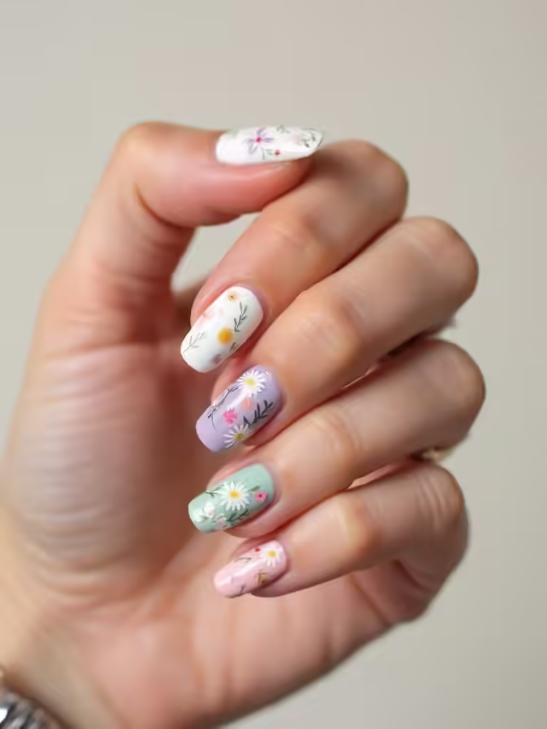 abgestimmte Akzente in der Blumenpalette