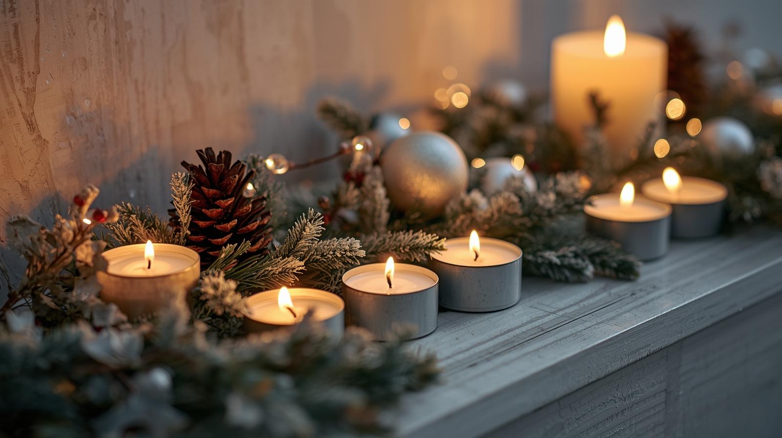 Erstellen Sie ein warmes und einladendes Leuchten mit Teelicht -Weihnachtskerzen