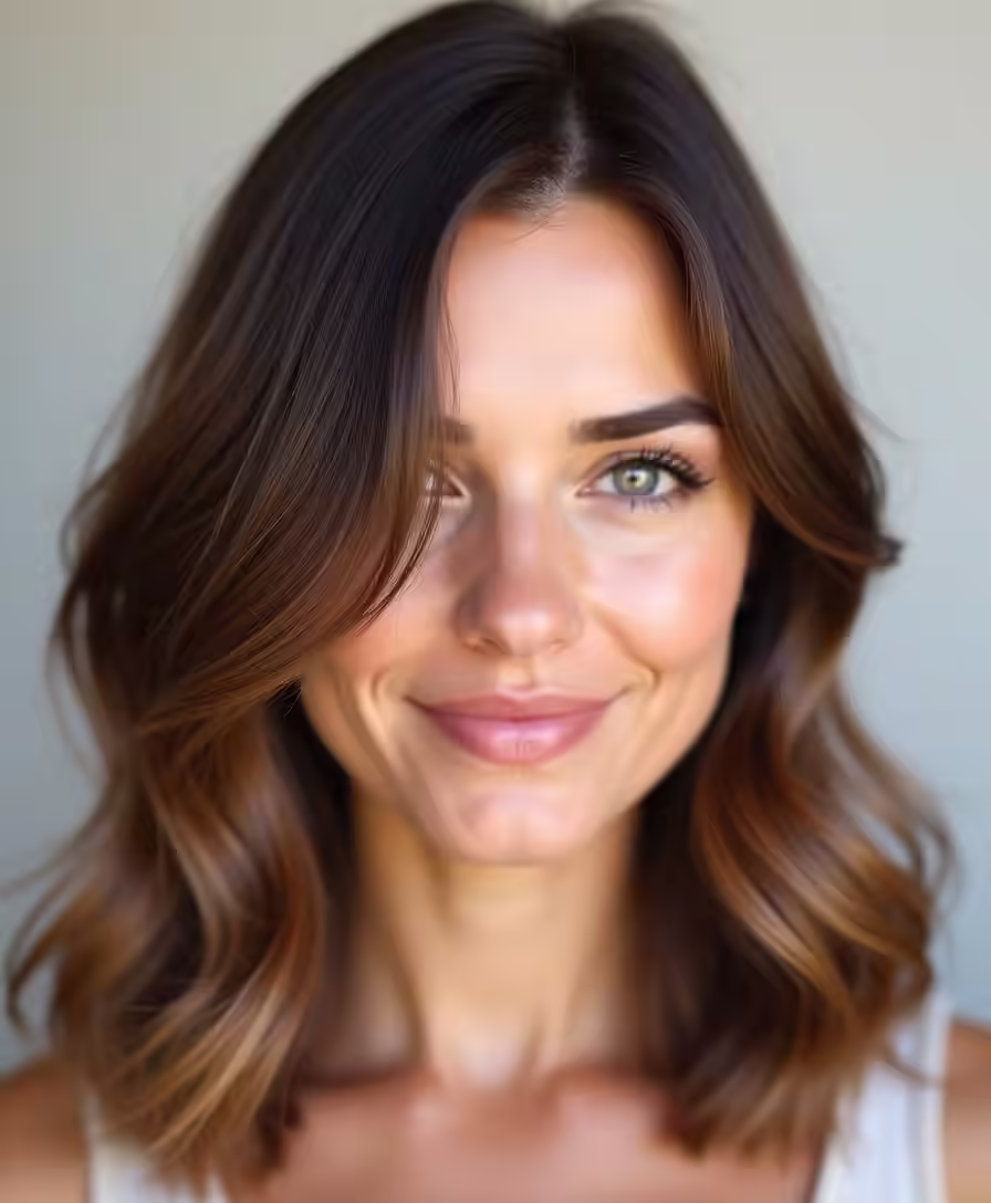 Kreative Haarscheiteltechniken