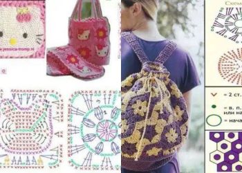 Gehäkelte Rucksäcke mit Quadrat: Einzigartige handgefertigte Designs, die Sie lieben werden