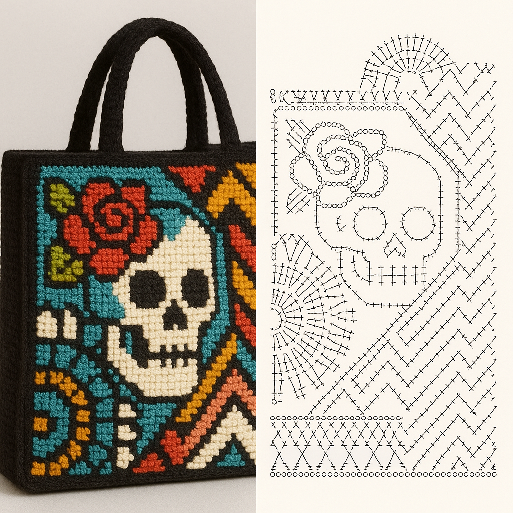 Häkelbeutel Grafikideen 7