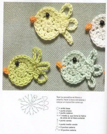 Häkelvogelanwendungen 2