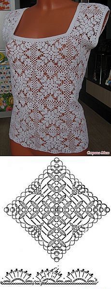 Häkelblusen und Tops 1