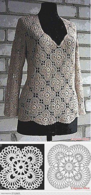 Häkelblusen und Tops 4