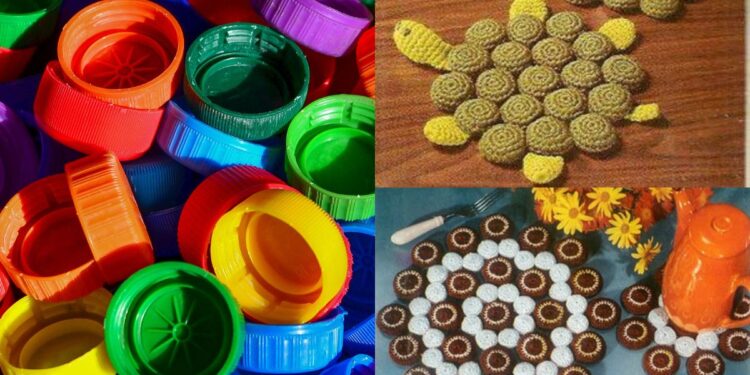 Häkelflaschenkappen Ideen – kreative DIY -Projekte mit einer Wendung