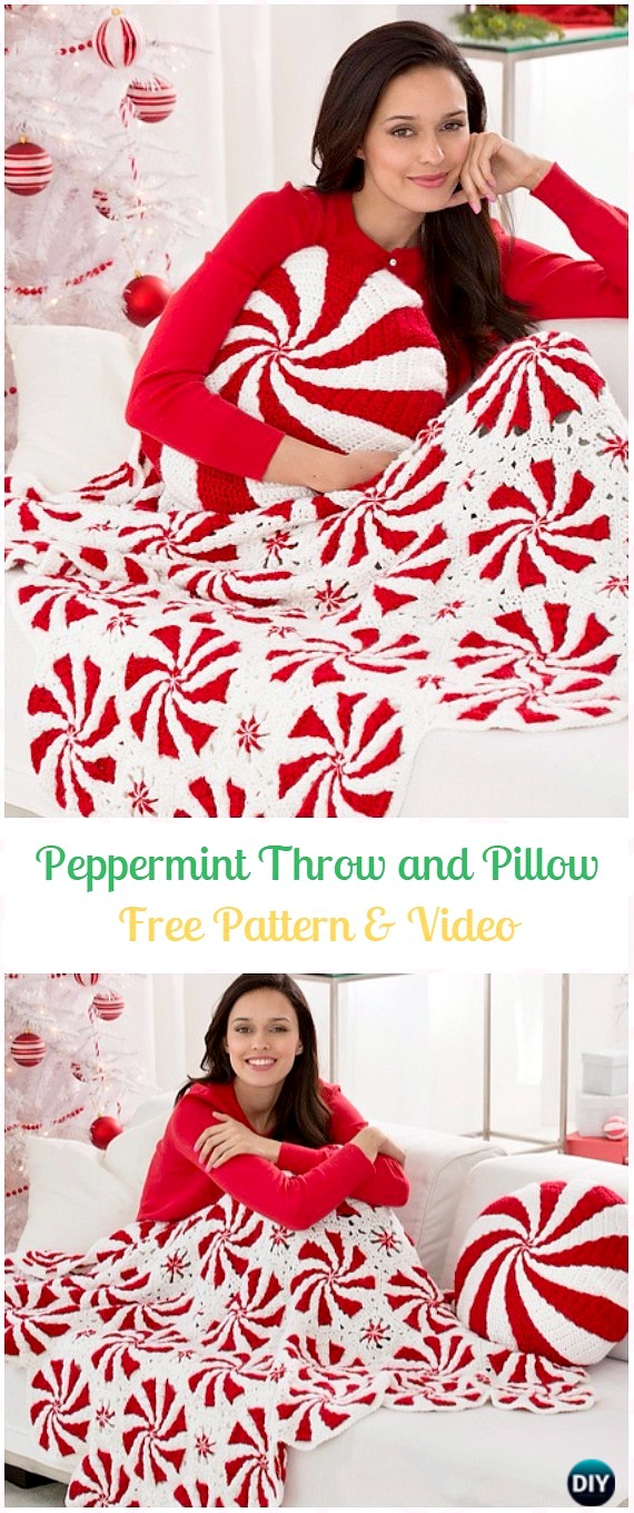 Kostenlose Anleitungen für eine Weihnachtsdecke häkeln 3 1