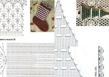 Einfache Ideen für Weihnachtsdekorationen häkeln