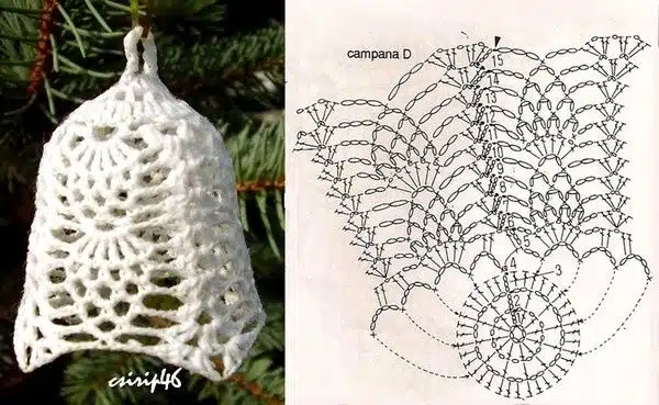 Einfache Ideen für Weihnachtsdekorationen häkeln 8