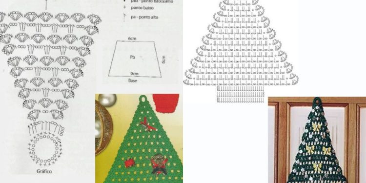 Ideen für einen Weihnachtsbaum häkeln