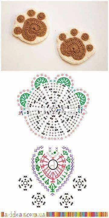 Häkelmuster für Hundeapplikationen 3